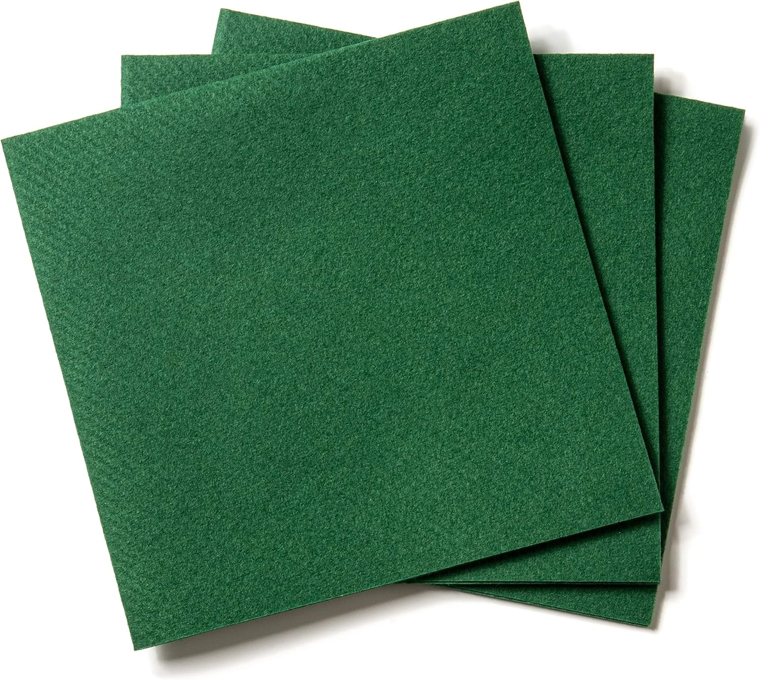 Paper Cocktail Napkins - Linen-Like Disposable Beverage Bar Napkins 4.75" X 4.75" - Bulk Square Napkins - Ideal for Party or Wedding (Green -100 Count)